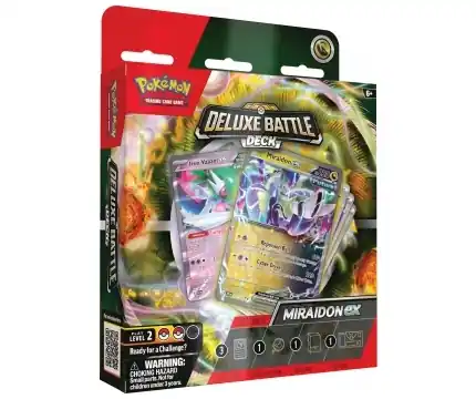 Hög kvalitet | Pokémon TCG Miraidon ex Deluxe Battle Deck