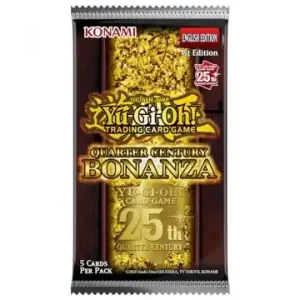 Yu-Gi-Oh! TCG Quarter Century Bonanza Booster Pack (5 Kort) - Rekommenderas