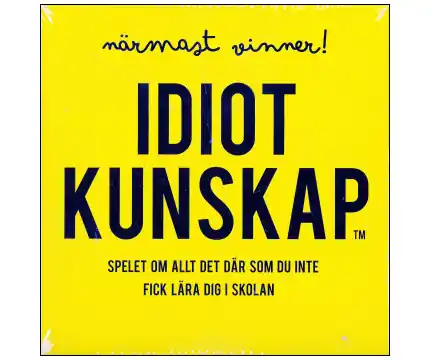 Outlet | Idiotkunskap - Närmast Vinner