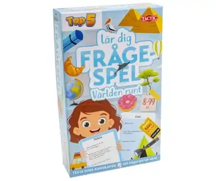 Finns att beställa - Lär dig Frågespel (Världen Runt)