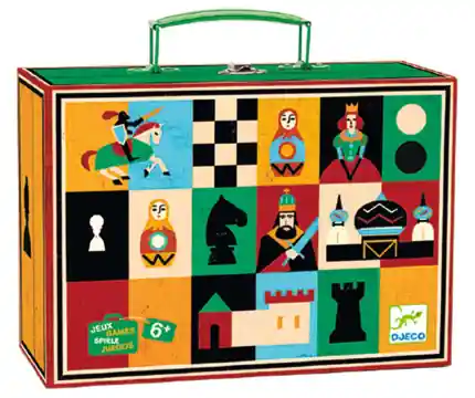 Beställ direkt - Chess and Draughts - Schack & Dam (Djeco)
