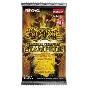 Under begränsad tid - Yu-Gi-Oh! TCG Quarter Century Stampede Booster Pack (5 Kort)