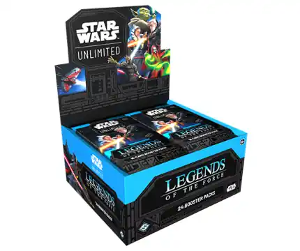 Handla säkert - Star Wars Unlimited - Legends of the Force - Booster Display (24 Boosters)