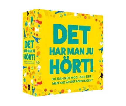 Precis tillagt - Det har man ju hört