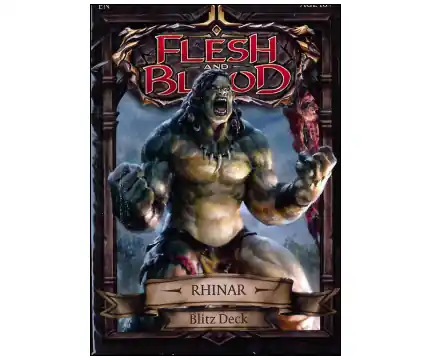 Flesh and Blood TCG History Pack 1 Blitz Deck - Rhinar | Mycket populär