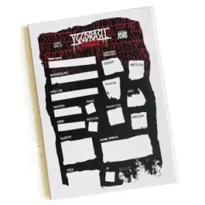 Yggdrasil Burns Character Sheet Pads (RPG) (Exp.) - Nyligen tillagt