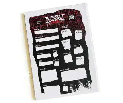 Yggdrasil Burns Character Sheet Pads (RPG) (Exp.) - Nyligen tillagt