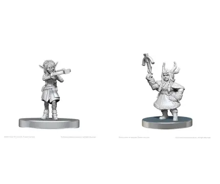 Mycket efterfrågad | Critical Role Veth Brenatto & Nott the Brave (Unpainted)