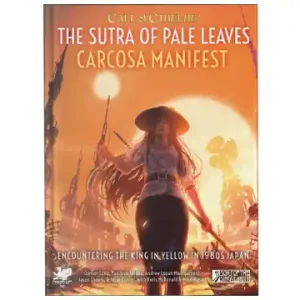 Så länge lagret räcker | Call of Cthulhu - The Sutra of Pale Leaves Carcosa Manifest (RPG) (Exp.)