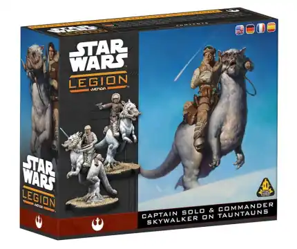 Star Wars Legion - Han Solo & Luke Skywalker on Tauntaun (Exp.) - Nedsatt pris