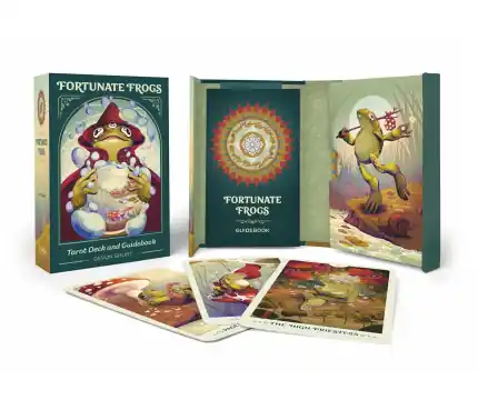 Fortunate Frogs Tarot Deck and Guide Book - Fabrikspris