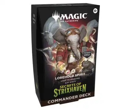 Kampanjen går snart ut | Magic The Gathering Secrets of Strixhaven Commander Deck - Lorehold Spirit (Max 1. Per Kund)
