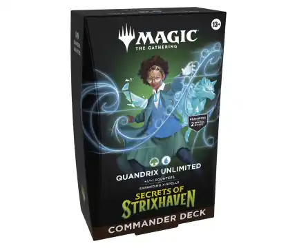 Endast denna vecka - Magic The Gathering Secrets of Strixhaven Commander Deck - Quandrix Unlimited (Max 1. Per Kund)