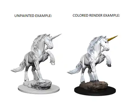 Endast idag - Pathfinder Deep Cuts Miniatures Unicorn (Unpainted)