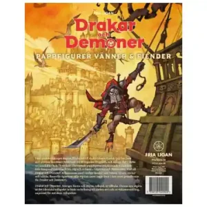 Handla säkert - Drakar och Demoner Pappfigurer - Vänner och Fiender (Exp.)