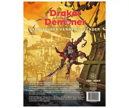 Handla säkert - Drakar och Demoner Pappfigurer - Vänner och Fiender (Exp.)