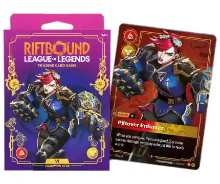 Riftbound The League of Legends TCG - Unleashed Vi Champion Deck (1 per kund) | Toppkvalitet